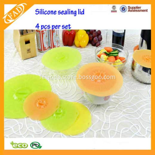 Silicone Suction Lids Food Saver Covers For Bowls